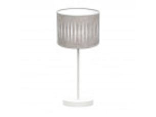 Lampe à poser fabrilamp piron e14 coloris blancciment gris 42 x 17 x 17 cm