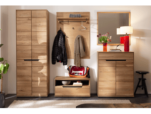 Miroir mural carré coloris chêne sauvage - longueur 79 × hauteur 79 × épaisseur 2 cm