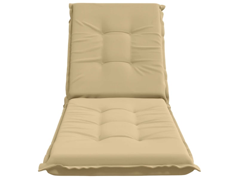  Coussin de transat, coussin pour bain de soleil gemert 100 % polyester beige 190 x 60 x 9 cm cf56107  - Conforama D
