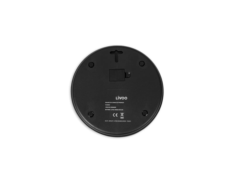  Balance de cuisine électronique dom494n verre noir 5 kg lcd tactile LIV1722552231821 - Conforama C