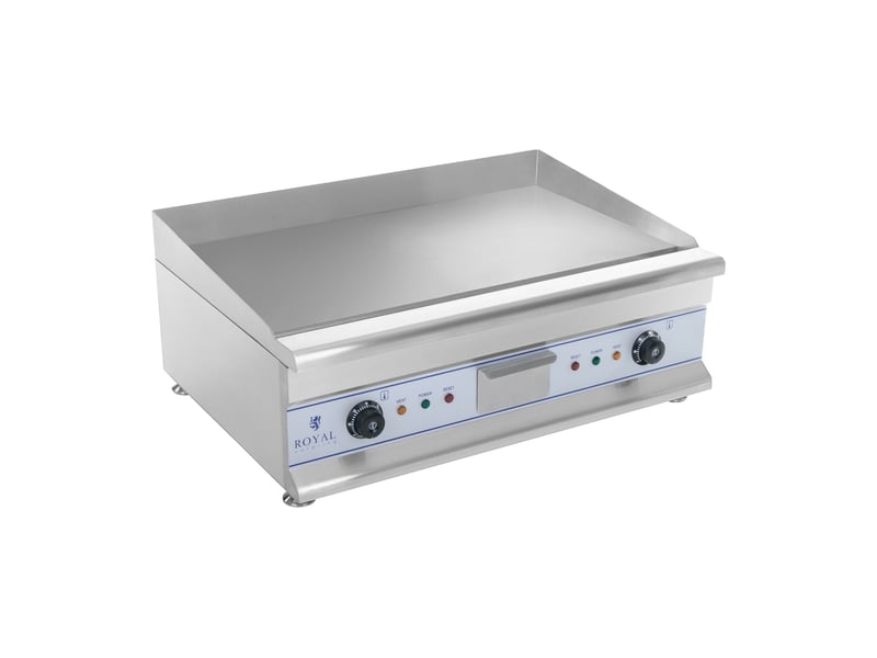  Plancha électrique lisse 60 cm 2 x 3200 watts acier inoxydable professionnel 36140382  - Conforama A