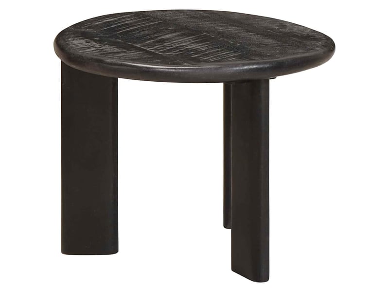  Tables basses gigognes 3 pcs - table de salon - table à thé blanc ø 54 x 40 cm  - Conforama E