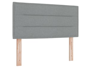 Tete de lit largeur 7 cm gris