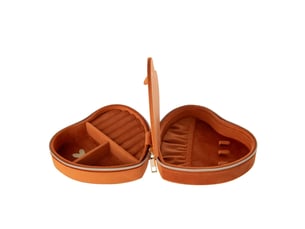 Boîte à bijoux cœur oto 15cm rouille