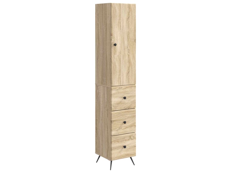 Ensemble de meubles 2 pcs, rangement de salon 34,5x34,5x90 cm bois d'ingénierie shl5338 - Conforama A