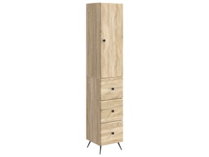 Armoire <strong></strong> <strong></strong> coloris bois clair largeur 34.5 cm