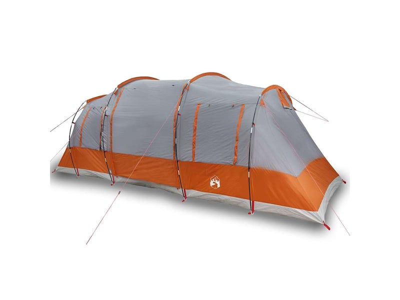  Tente de camping, tente familiale tunnel 6 personnes gris imperméable  - Conforama A