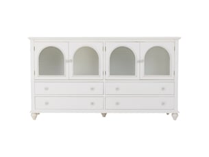 Buffet en bois blanc 160x38x88 cm h