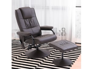 Pouf / repose pied <strong></strong> <strong></strong> marron
