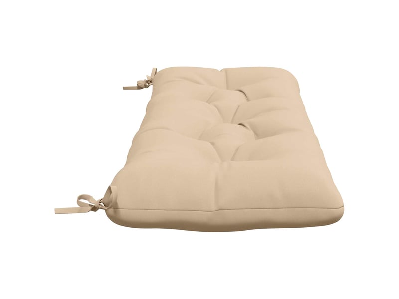 Lot de 2 coussins de banc, coussins d'assise vianen 100 % polyester crème cf57649 - Conforama D