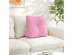 Coussin de dos, coussin de dossier rose 45 x 24 x 50 cm tissu cf54979