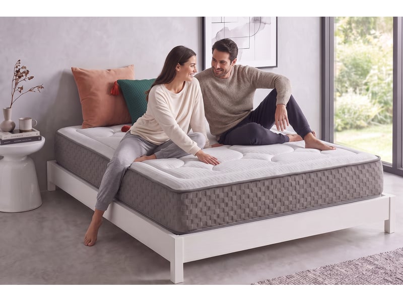  Matelas viscosoft palace confort multizone - 105x200 cm - fermeté medium- moonia  - Conforama C