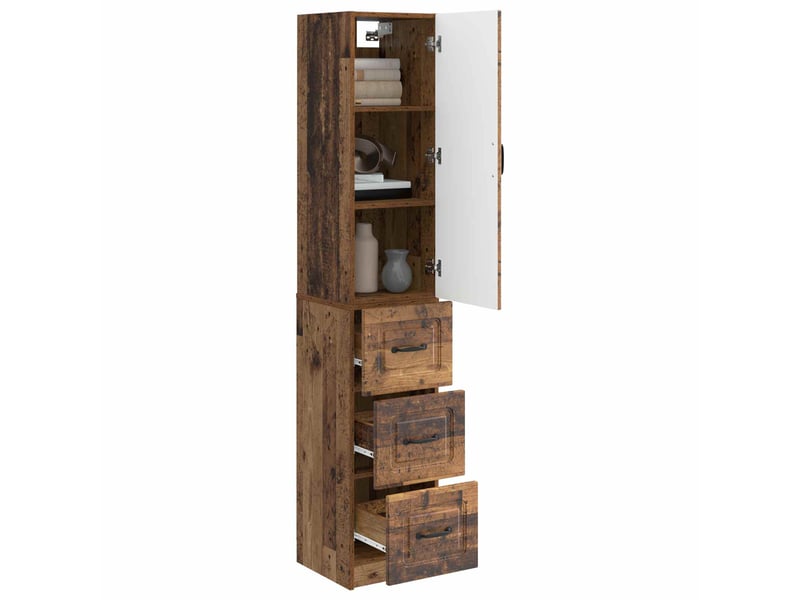 Ensemble de meubles 2 pcs, rangement de salon 33 x 34,5 x 87 cm bois d'ingénierie shl2768 - Conforama C