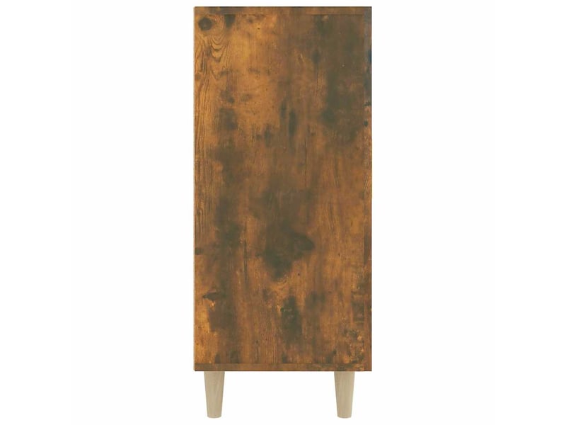  Buffet - bahut - meuble de rangement chêne fumé 90x34x80 cm bois d'ingénierie  - Conforama E