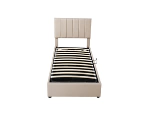 Lit coffre 90x200 cm HAVRYA coloris beige