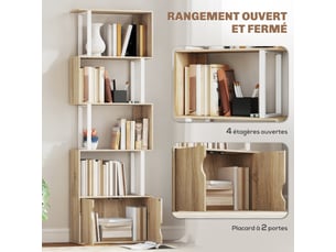 Etagère 60 cm coloris naturel  