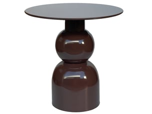 Wess-table basse d'appoint acier laqué purple