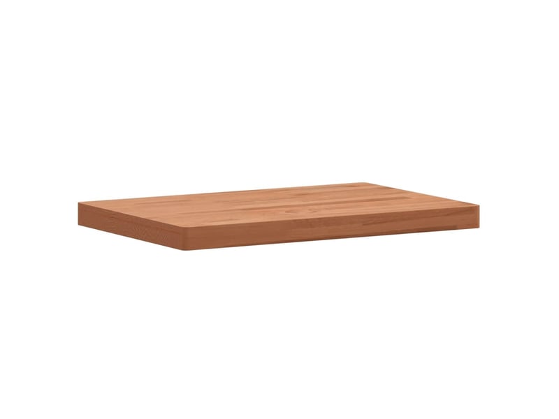  Comptoir de salle de bain, plan de travail 60x40x4 cm bois massif de hêtre cf65748  - Conforama C
