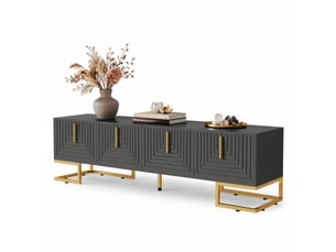 Meuble tv coloris gris 170 cm   