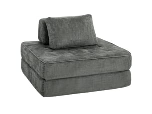 Fauteuil convertible MEULVA Tissu gris