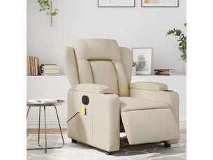 Fauteuil relax électrique <strong></strong> Tissu beige