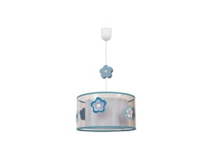 Suspension enfant fabrilamp flor bleu ciel 1xe27 hauteur réglable 30-75 cm ø30 cm