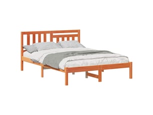 Lit 2 places 120x190cm    coloris marron