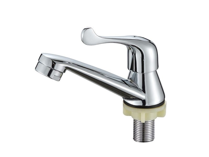  Robinet de lavabo simple avec vanne de dérivation rapide robuste pour comptoir, monotrou 14 de pouce  - Conforama A