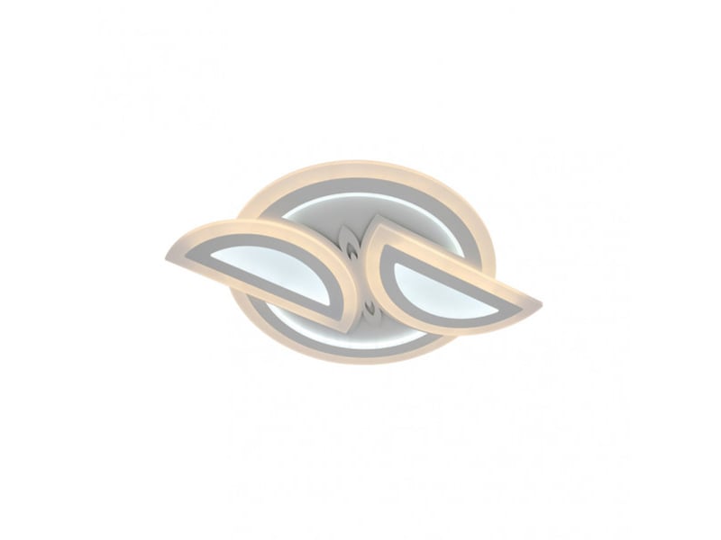  Plafonnier led fabrilamp alhena blanc 120 w 16200 lm 3000-4000-6500 k télécommande 5x56x40 cm 172385601 - Conforama C