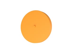 Applique nemo en acier orange mat