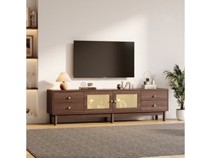 Meuble tv coloris marron 180 cm <strong></strong>  <strong></strong>