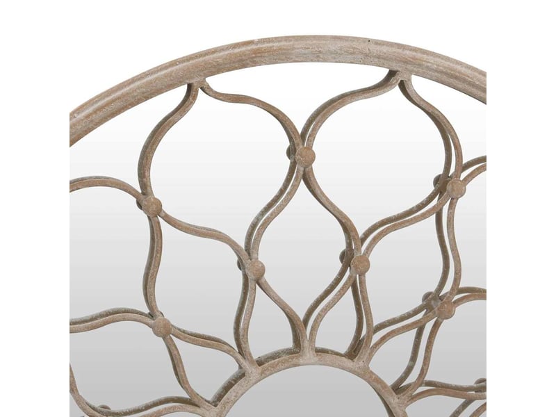  Miroir de jardin, miroir décoratif sable 60x3 cm fer rond utilisation extérieure cf62720  - Conforama E