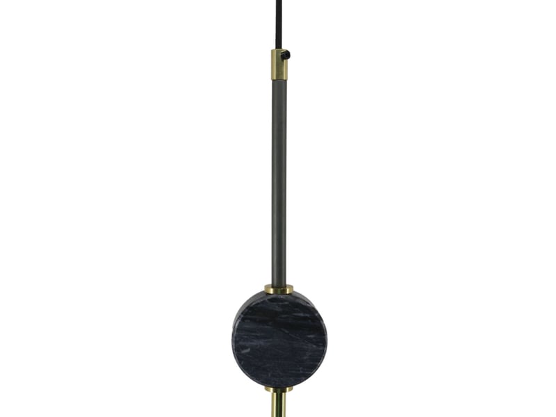  Lampe suspension design camryn 65cm noir  - Conforama B