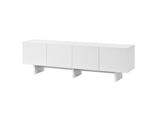 Meuble tv coloris blanc 170 cm   