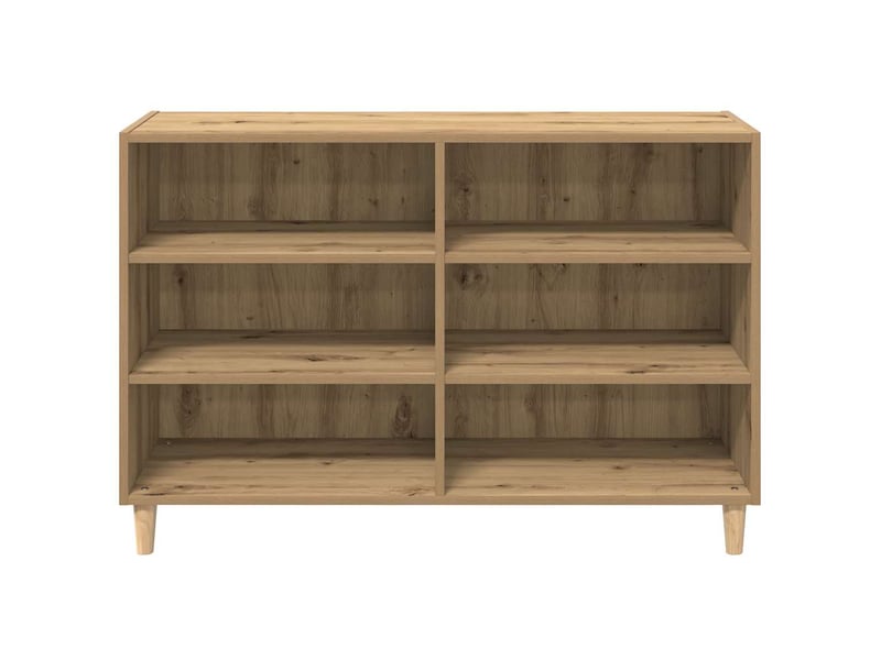  Buffet, meuble de rangement salon chêne artisanal 103,5x35x70 cm bois d'ingénierie  - Conforama E