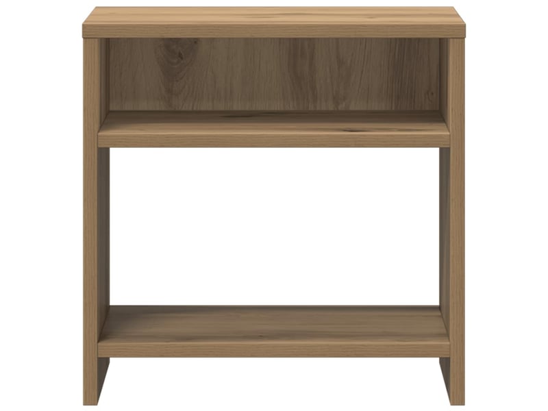  Table de chevet - cabinet de chevet - table de nuit chêne artisanal 40x30x40 cm bois d'ingénierie  - Conforama D