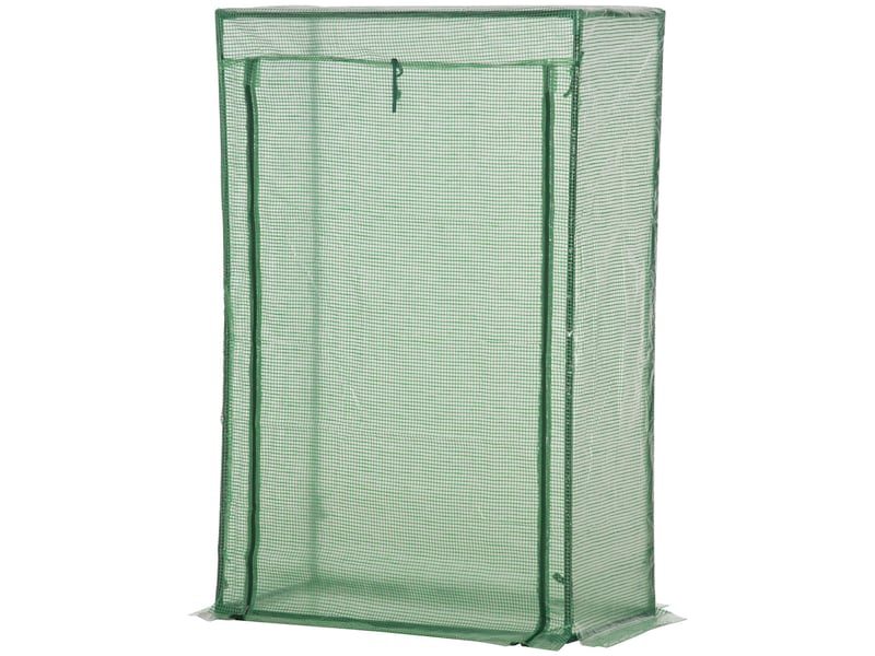 Serre porte, hiver acierfilm plastique, balconjardin, tomates 100x50x150 cm, verdure. - Conforama C