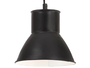 Lampe suspendue, suspension luminaire 25 w noir rond 17 cm e27