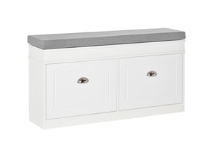 Console 2 tiroir(s)  coloris blanc <strong></strong> <strong></strong>