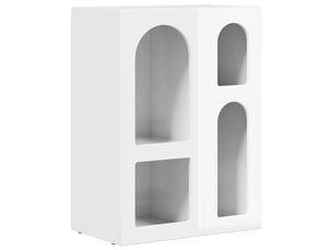 Buffet - bahut - meuble de rangement elst blanc brillant 59 x 35 x 80,5 cm bois d'ingénierie