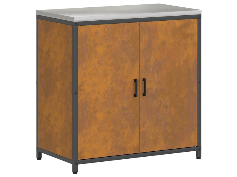  Meuble de rangement de cuisine hattem rouillé 90x50x92cm  - Conforama A