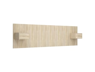Tete de lit  largeur 32.5 cm   marron