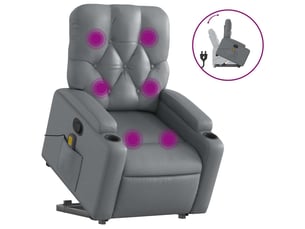 Fauteuil fixe <strong></strong> Tissu gris