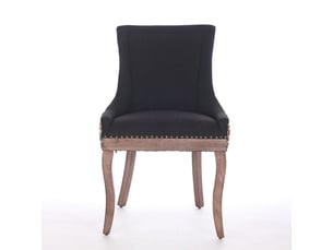 Lot de 2 chaises de salle à manger en tissu chenille imprimé léopard