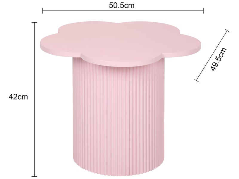  BOUT DE CANAPE ROSE  - Conforama I