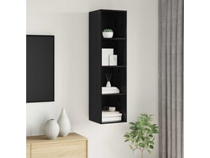 Meuble tv coloris noir 37 cm <strong></strong>  <strong></strong>