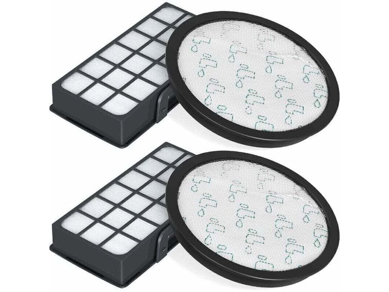  Enowelir lot de 2 filtres hepa pour rowenta silence, accessoires de filtre de rechange zr903701  - Conforama E