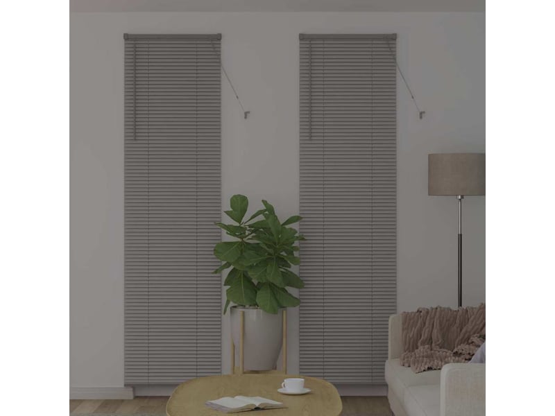  Store vénitien, store de fenêtre argenté 220 x 65 cm 25 mm aluminium cf47597  - Conforama C