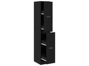 Meuble de rangement, armoire de pharmacie motif motif 30 x 41 x 174,5 cm chêne noir