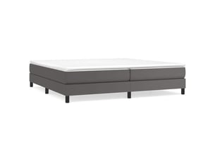 Lit 2 places 200x200 cm    coloris gris